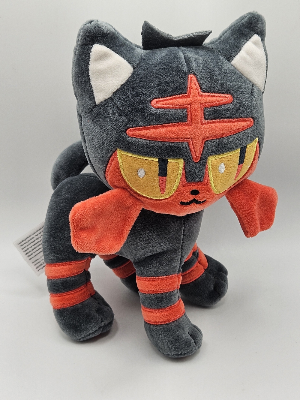 Pokemon Litten Cat 8" Plush Stuffed Animal Jazwares